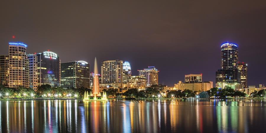 Orlando Photograph - Orlando Skyline by Brian Young