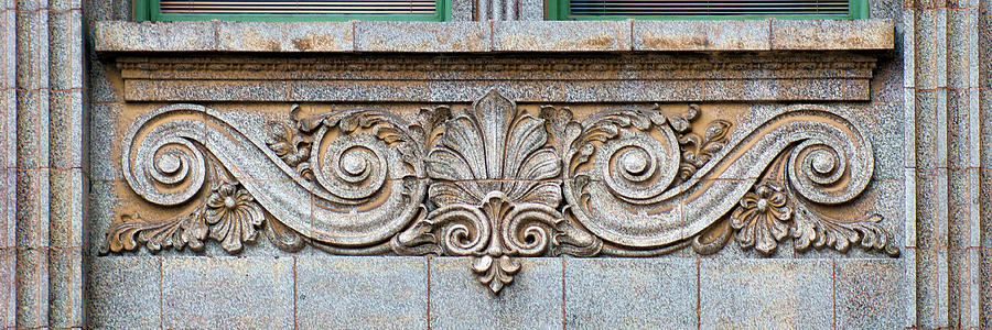 Ornamental Scrollwork Panel - Architectural Detail Photograph by Nikolyn McDonald