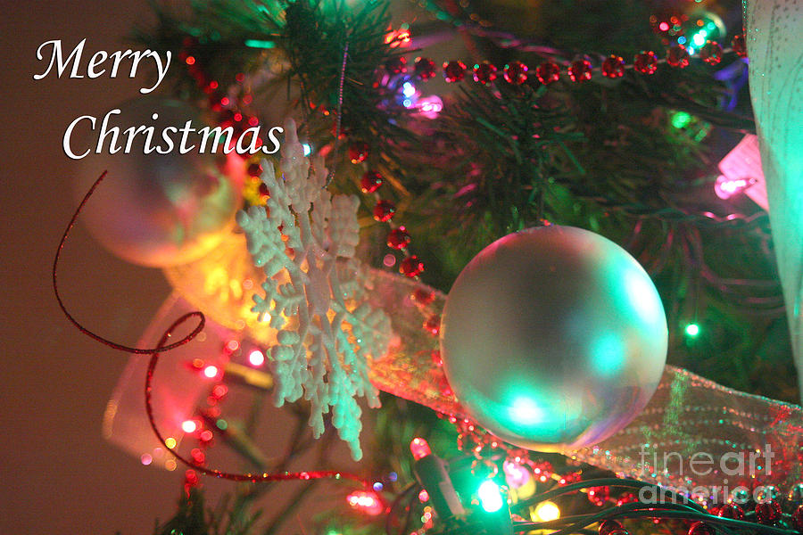 Christmas Photograph - Ornaments-2026-MerryChristmas by Gary Gingrich Galleries