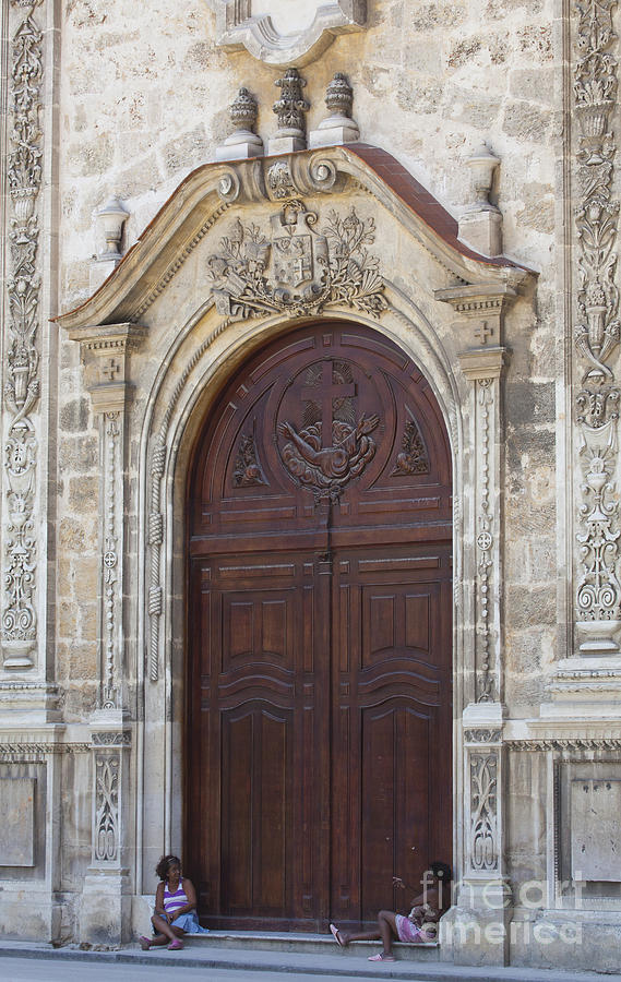 Ornate Door Photograph by Chris Dutton