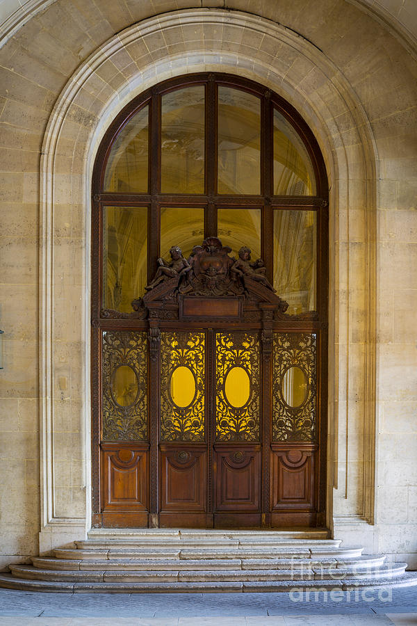 Paris Ornate Door  Photograph by Brian Jannsen