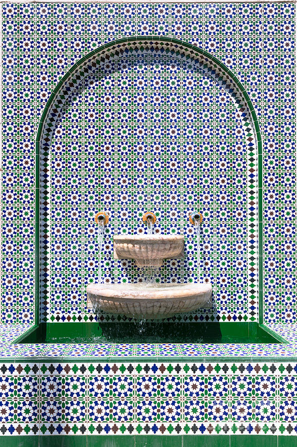 Architecture Photograph - Ornate fountain - Oman by Matteo Colombo