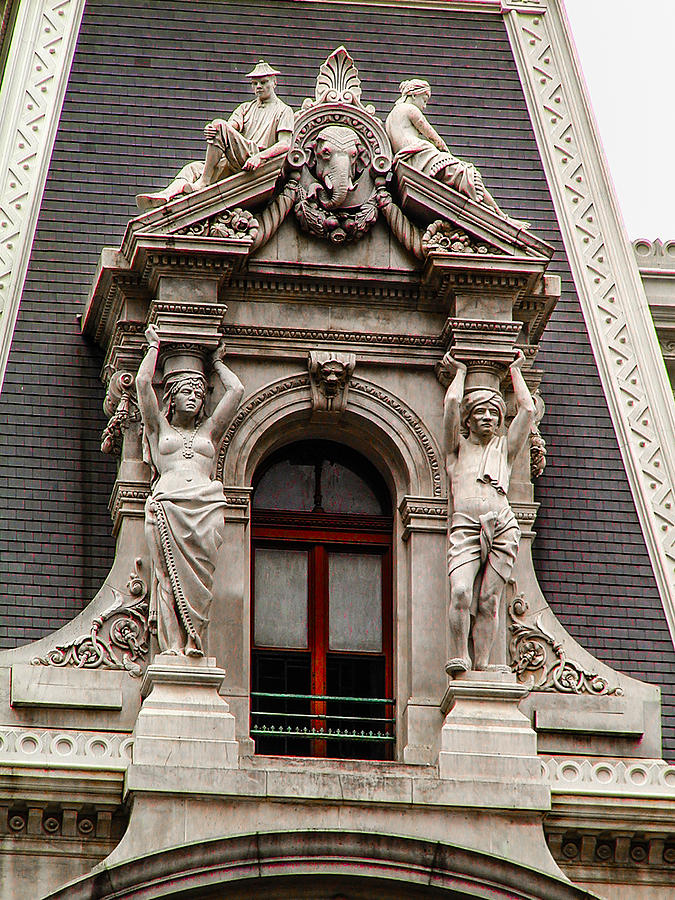 Ornate Window of City Hall Philadelphia Photograph by Bill Cannon ...