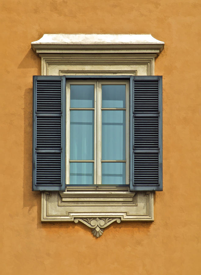 Ornate Window of Rome Photograph by David Letts
