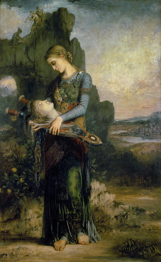 Orpheus, 1865 Oil On Canvas Photograph by Gustave Moreau