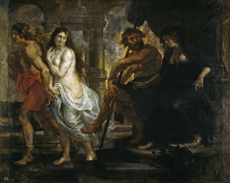 Orpheus and Eurydice Painting by Peter Paul Rubens and Workshop