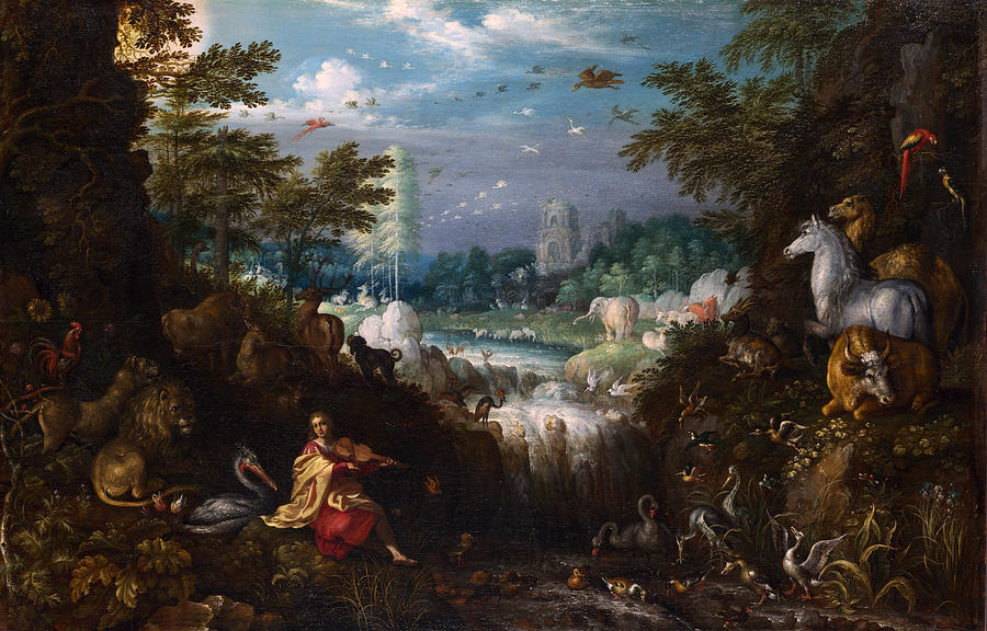 Orpheus Painting by Roelant Savery