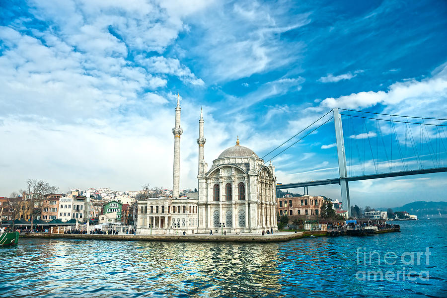 Ortakoy mosque - Istanbul Photograph by Luciano Mortula