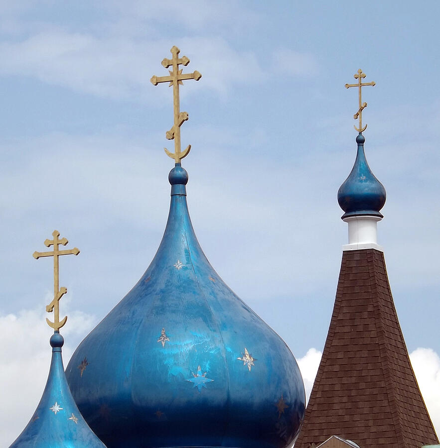 Orthodox Onion Domes Photograph by Joyce  Wasser