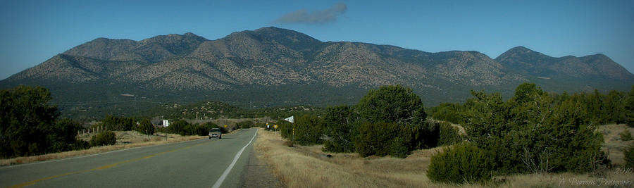 Ortiz Mountains Drive Photograph by Aaron Burrows
