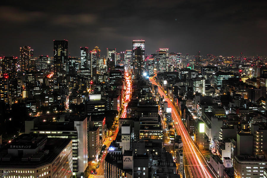 Osaka Night View Photograph by I Love Photo And Apple.