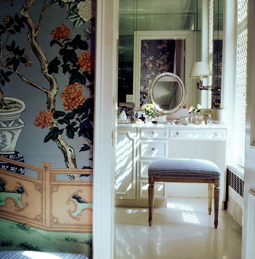 Oscar De La Rentas Bathroom Photograph by Horst P. Horst