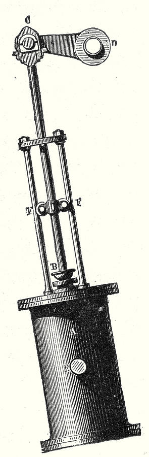 Oscillating Machine Drawing by English School - Fine Art America