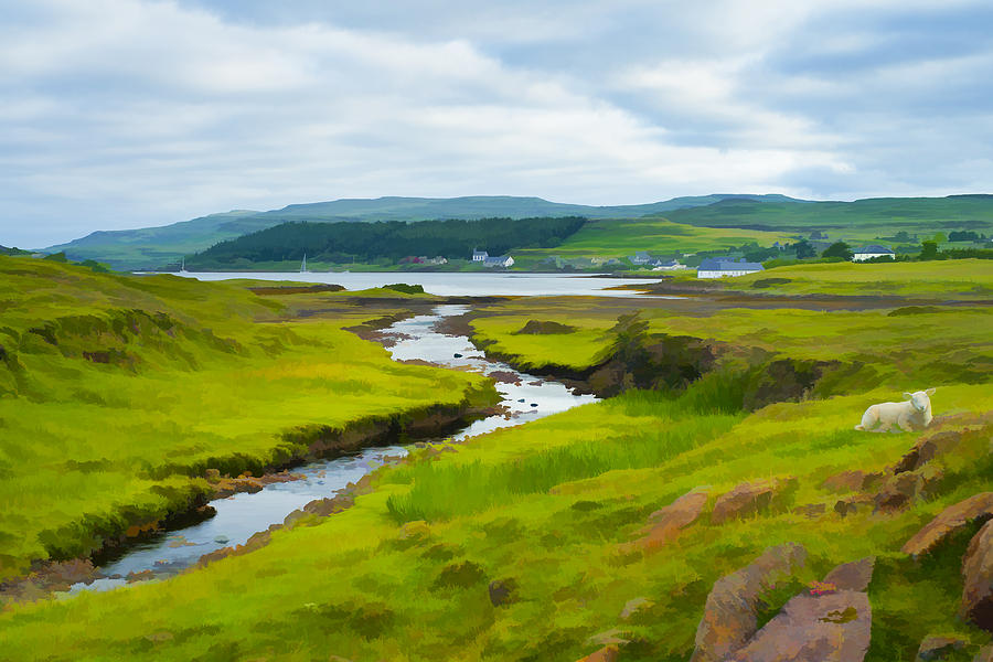 Osdale River leading into Loch Dunvegan in Scotland Photograph by Neil Alexander Photography Osdale River leading into Loch Dunvegan in Scotland Photograph by Neil Alexander Photography