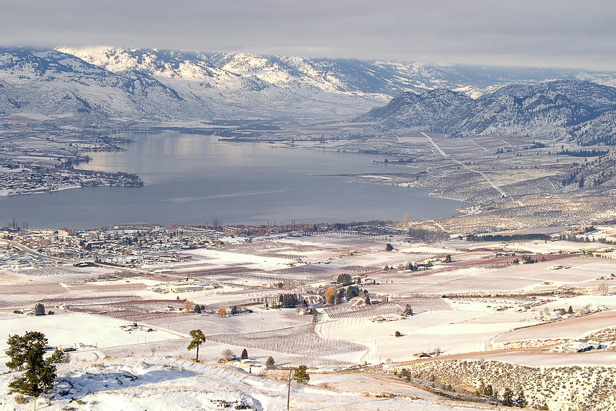 Osoyoos in Winter Photograph by Laura Tucker