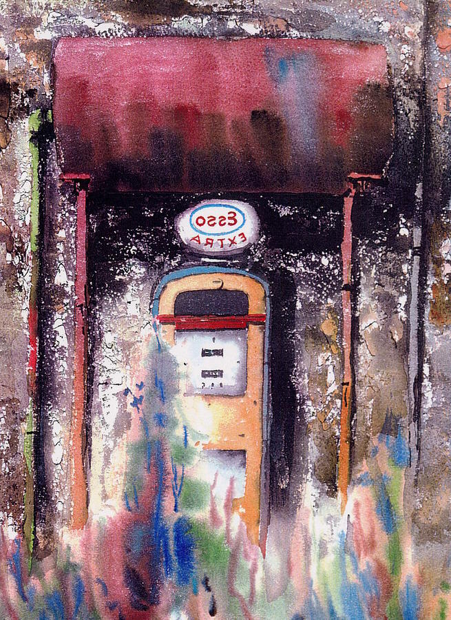 Osse May Be Esso Painting by Val Byrne