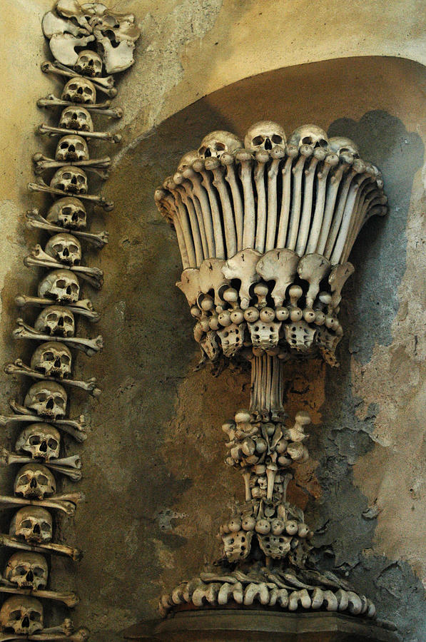 Ossuary Chalice Photograph by Michael Kirk