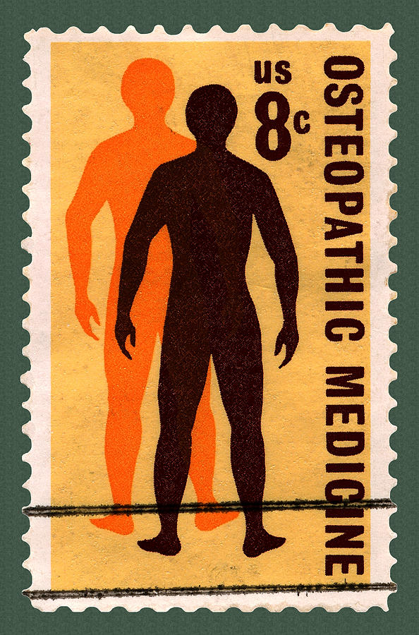 Osteopathic Medicine Stamp Photograph by Phil Cardamone