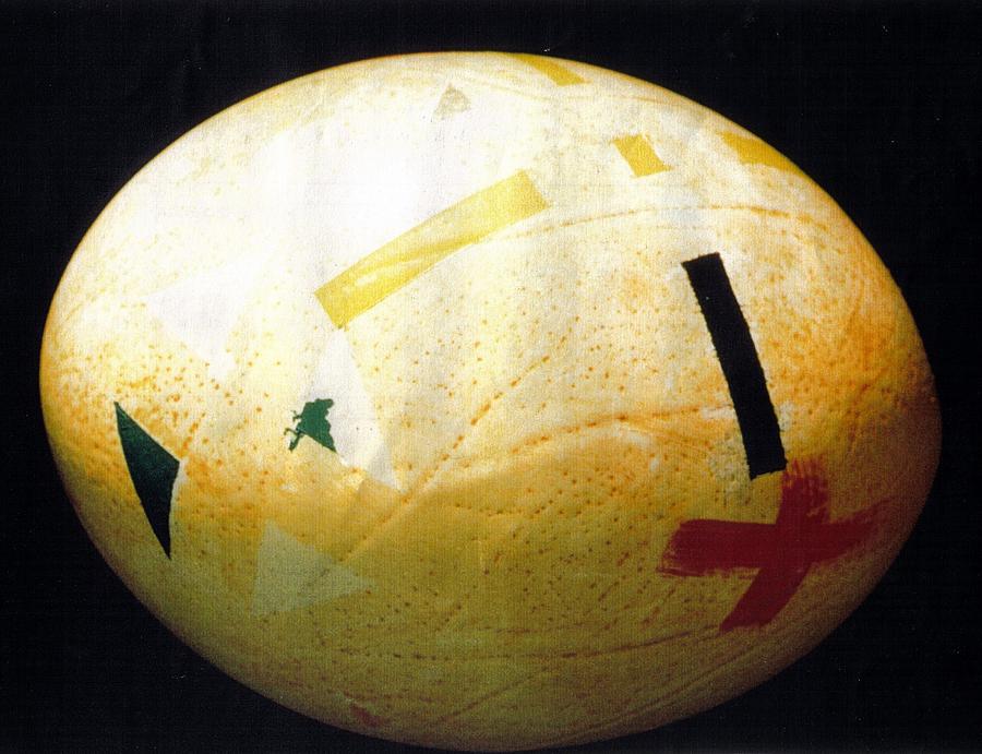Egg Painting - Ostrich Egg # 1 by Patrick Morgan