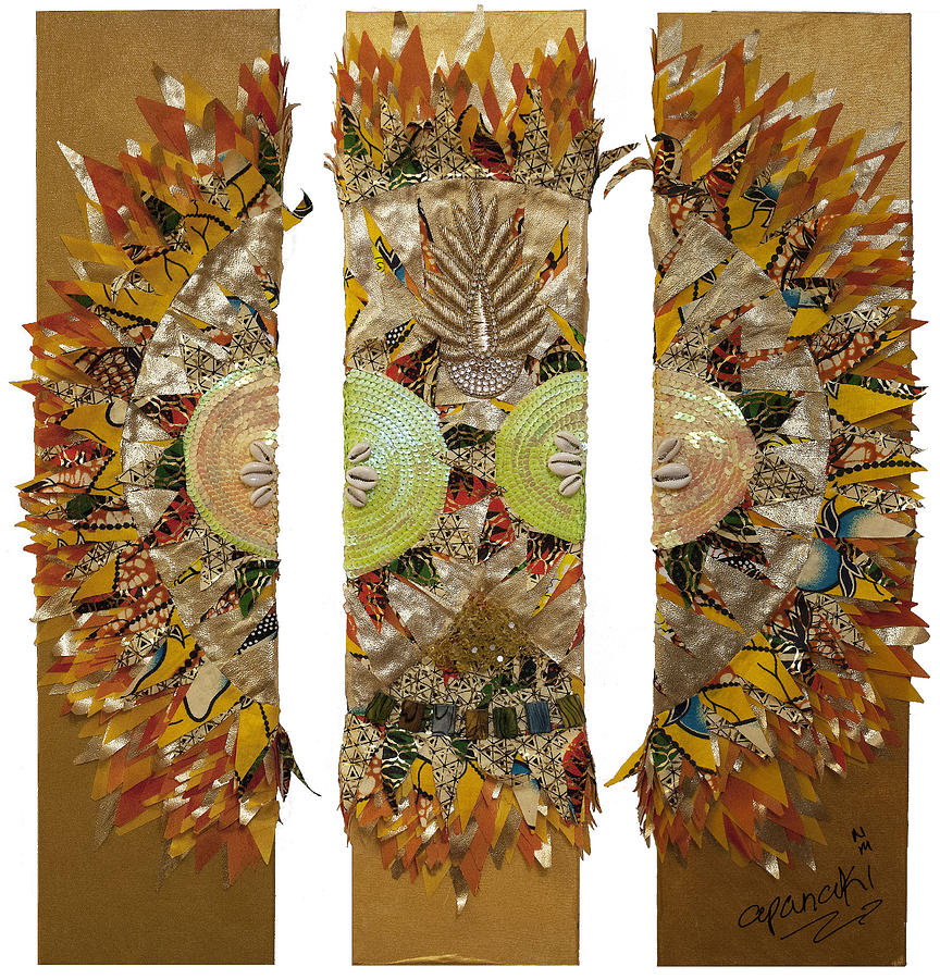 Osun Sun Tapestry - Textile by Apanaki Temitayo M