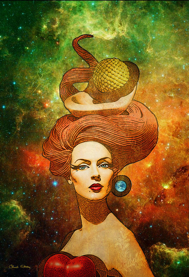 Other Worldly Mixed Media by Chuck Staley