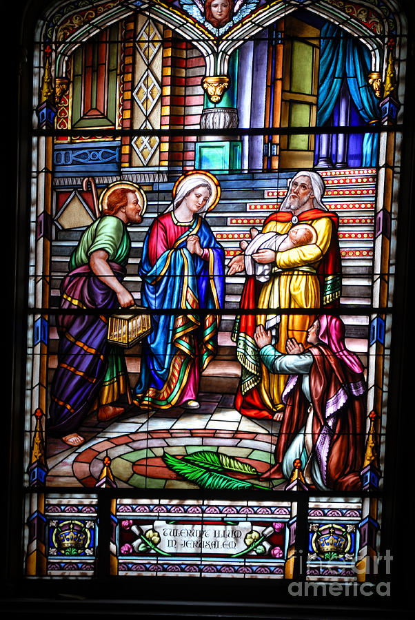 Ottawa Cathedral Window Photograph by Brenda Kean