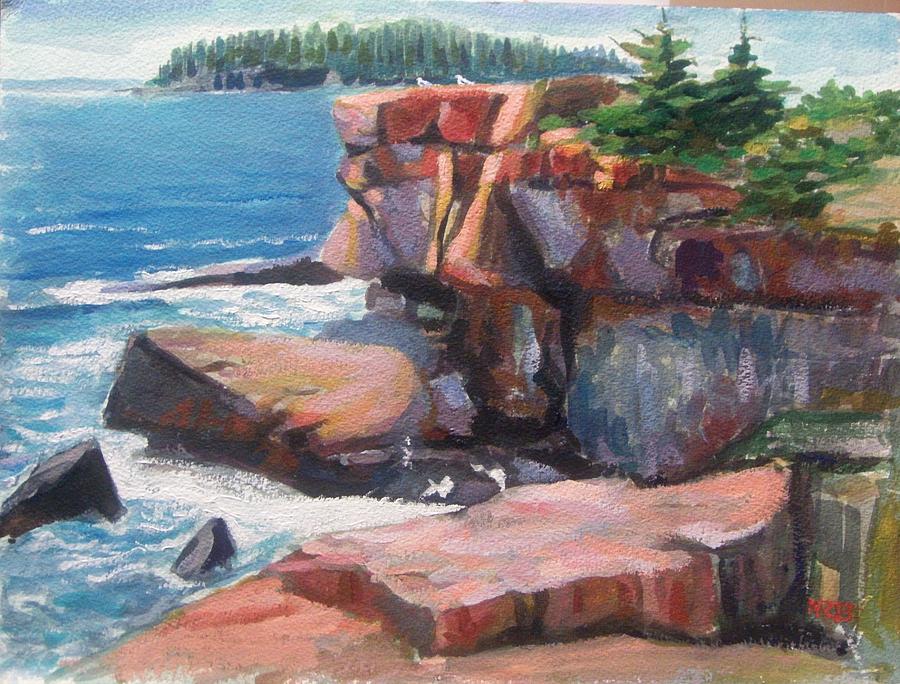 Otter Point_Acadia_Main Painting by Nicolas Bouteneff