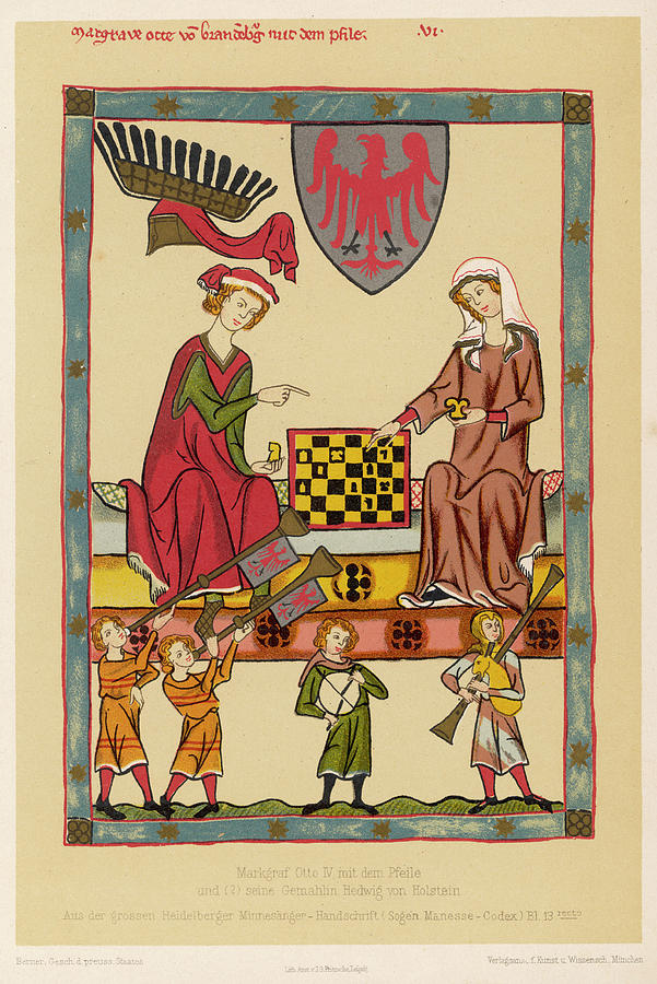 Chess Drawing - Otto Iv, Margrave Of  Brandenburg by Mary Evans Picture Library