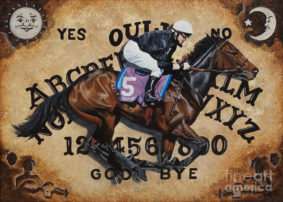 Ouija Board Painting by Pat DeLong