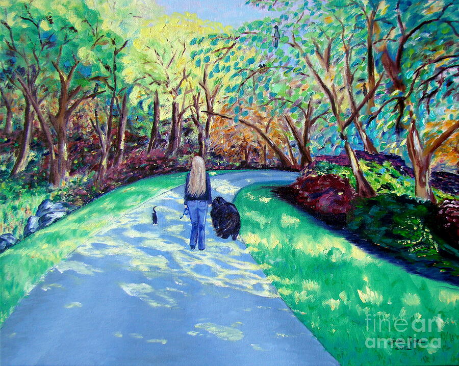 Our Daily Walk Painting by Lisa Rose Musselwhite