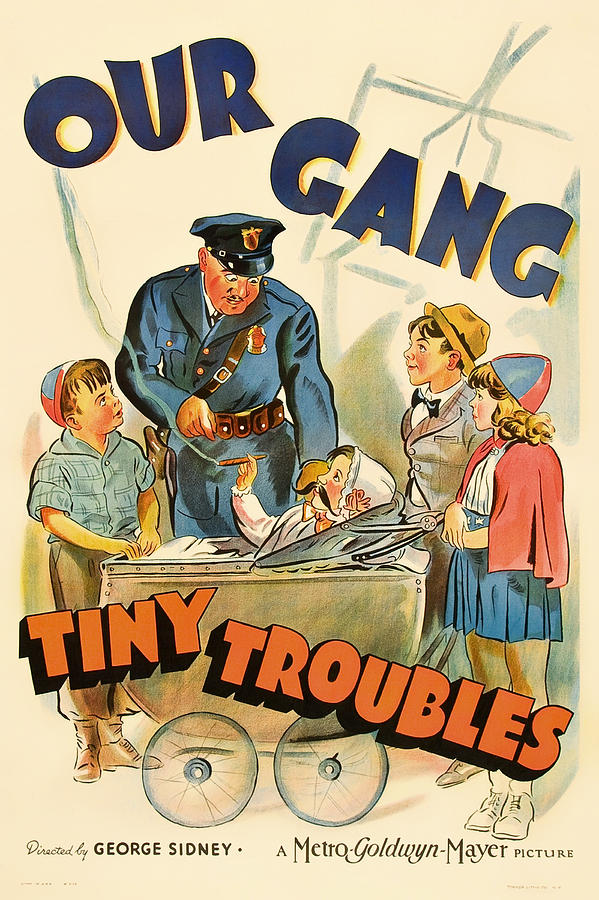Our Gang Vintage Movie Poster 1930s Drawing by Mountain Dreams
