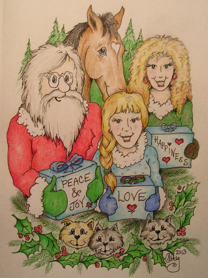 Our Gifts Drawing by Catherine Howley