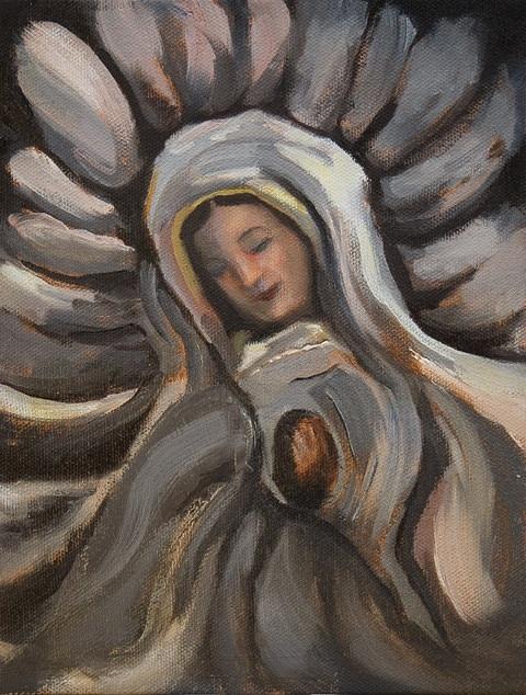 Our Lady Painting by Joyce Snyder