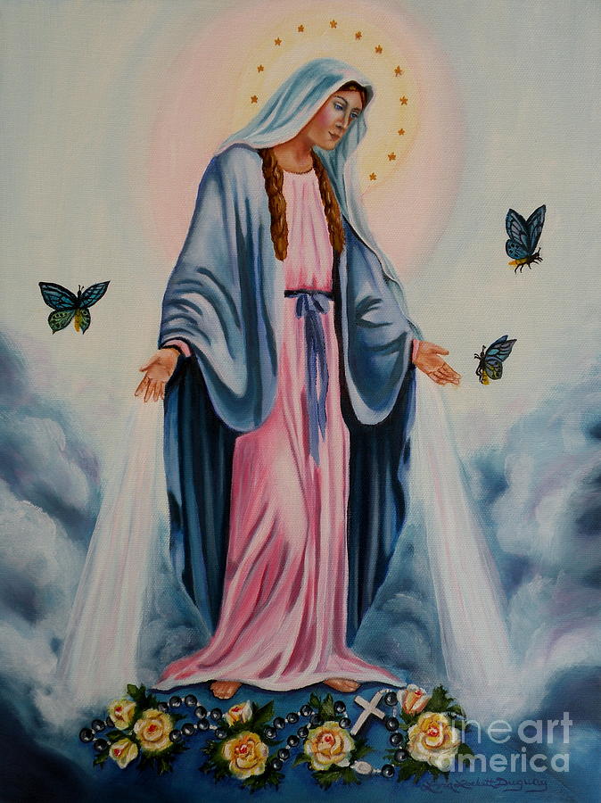 Our Lady of Grace I Painting by Lora Duguay