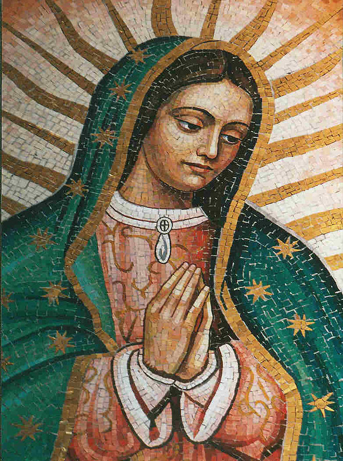 Our Lady of Guadalope Painting by Pam Neilands