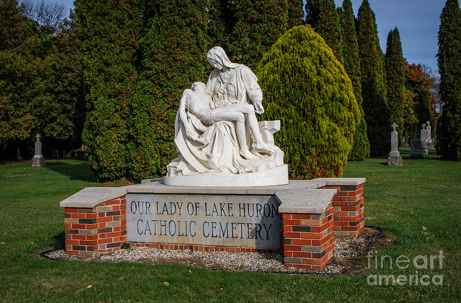 Our Lady Of Lake Huron Catholic Cemetery Photograph