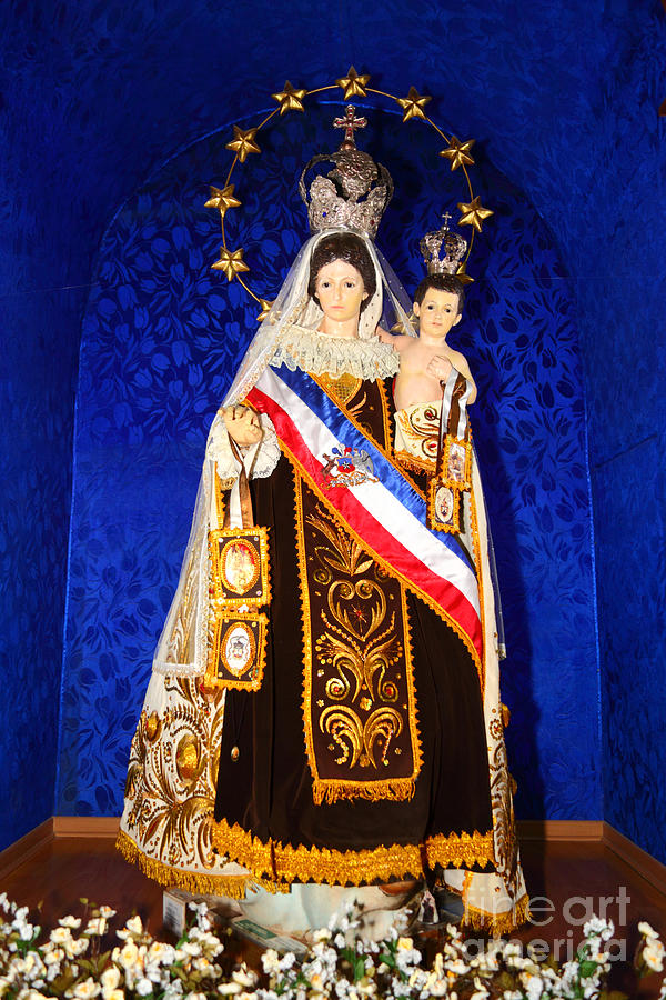 Our Lady of Mount Carmel Chile Photograph by James Brunker