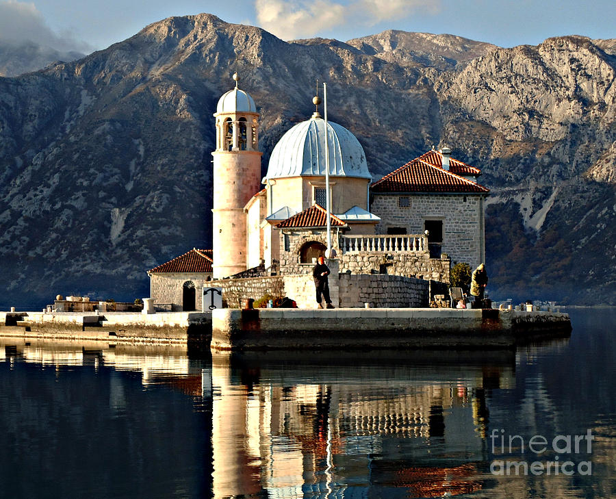 Our Lady of the Rock Montenegro Photograph by Ann Johndro-Collins