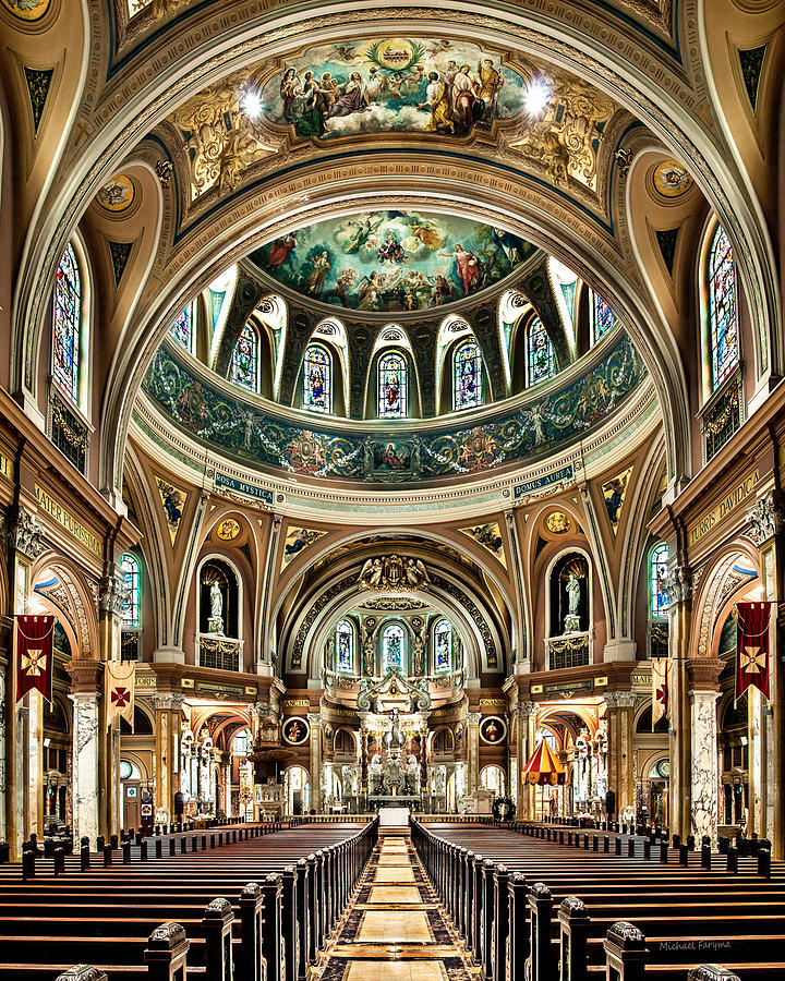 Church Photograph - Our Lady of Victory Basilica by Michael Faryma