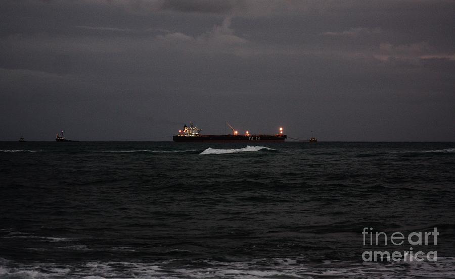 Ship Photograph - Our Lifeline by Craig Wood