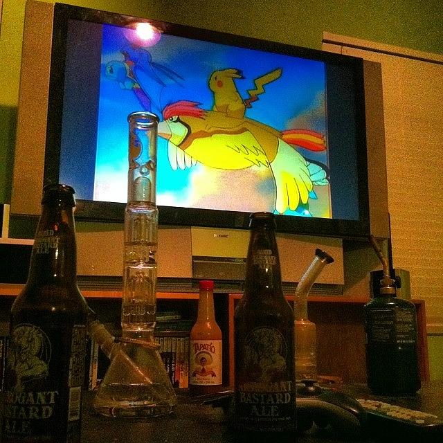 Beer Photograph - Our Night Is Better @brandohhh #pokemon by Zac McMains