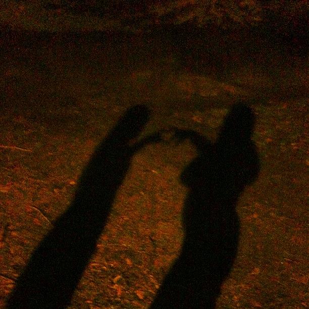 Our Shadow. Me And Kara. Happy Easter! Photograph by Marian  Alleva