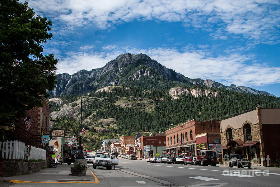 Ouray Photograph - Ouray Main Street by Jim McCain