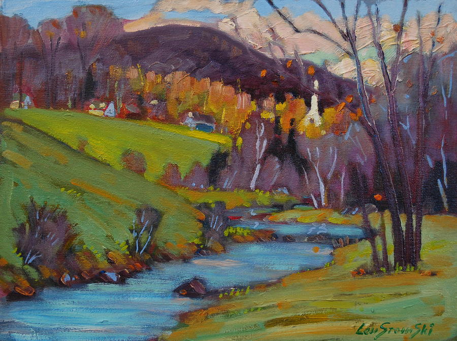 Stream Painting - Out Hawley Way by Len Stomski