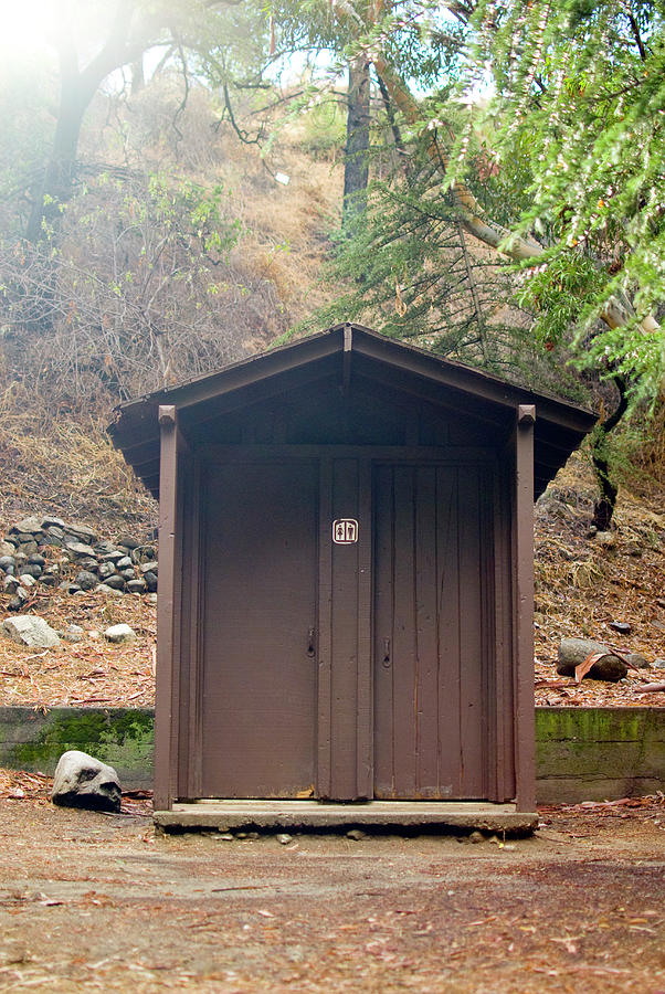 Out House In Los Angeles National Forest Photograph by Peter Starman