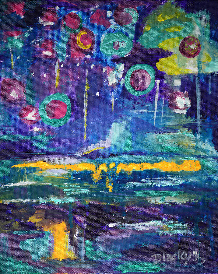 Out In The Universe Painting by Donna Blackhall