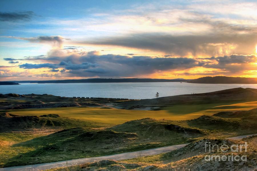 Out Like a Lamb - Chambers Bay Golf Course Photograph by Chris Anderson