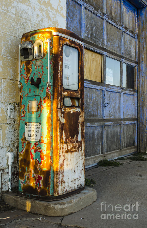 Out of Gas in McLean Texas Photograph by Deborah Smolinske