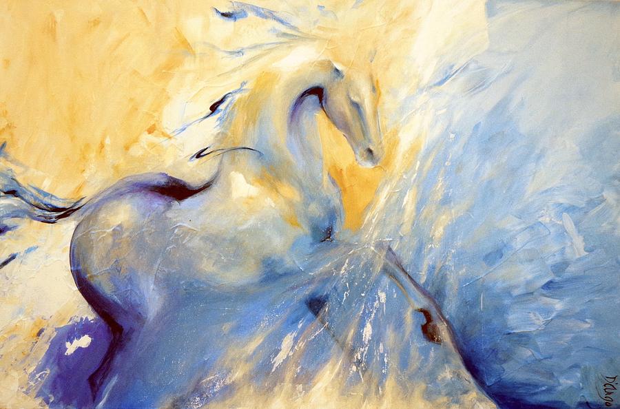 Out Of The Blue 1 Painting by Dina Dargo
