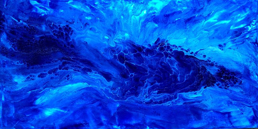 Art Galleries Painting - Out of the Blue by Holly Anderson Art Galleries Painting - Out of the Blue by Holly Anderson